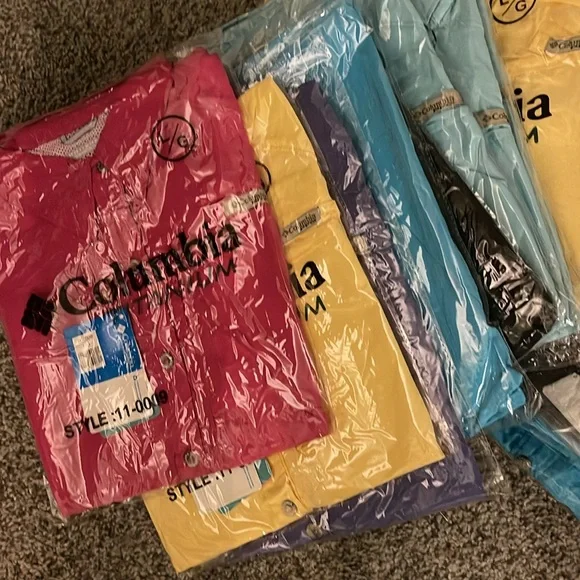 Columbia button down short sleeve top Omni shade protection size L - Picture 5 of 6